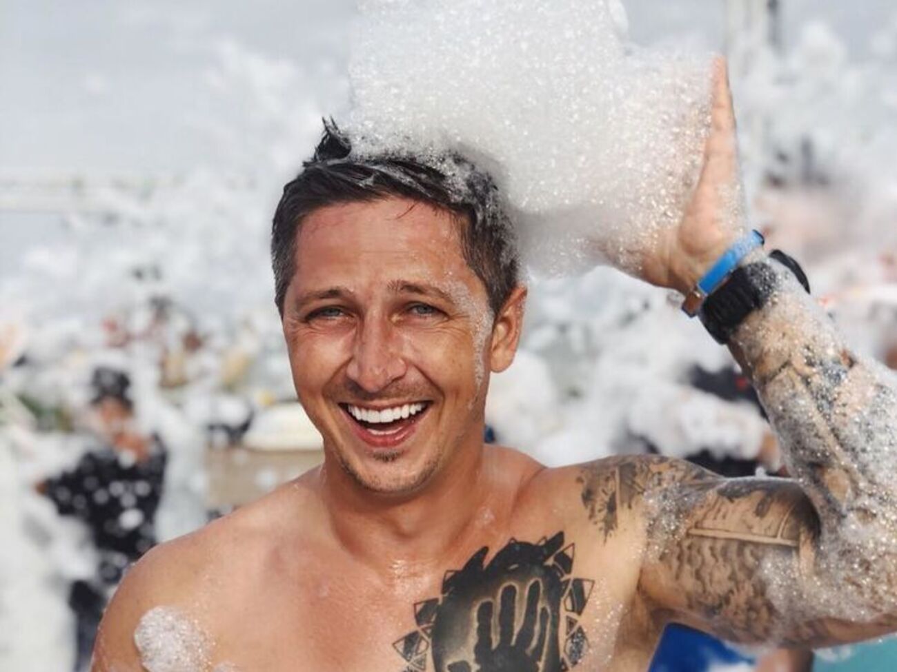 Педан разделся для снимка