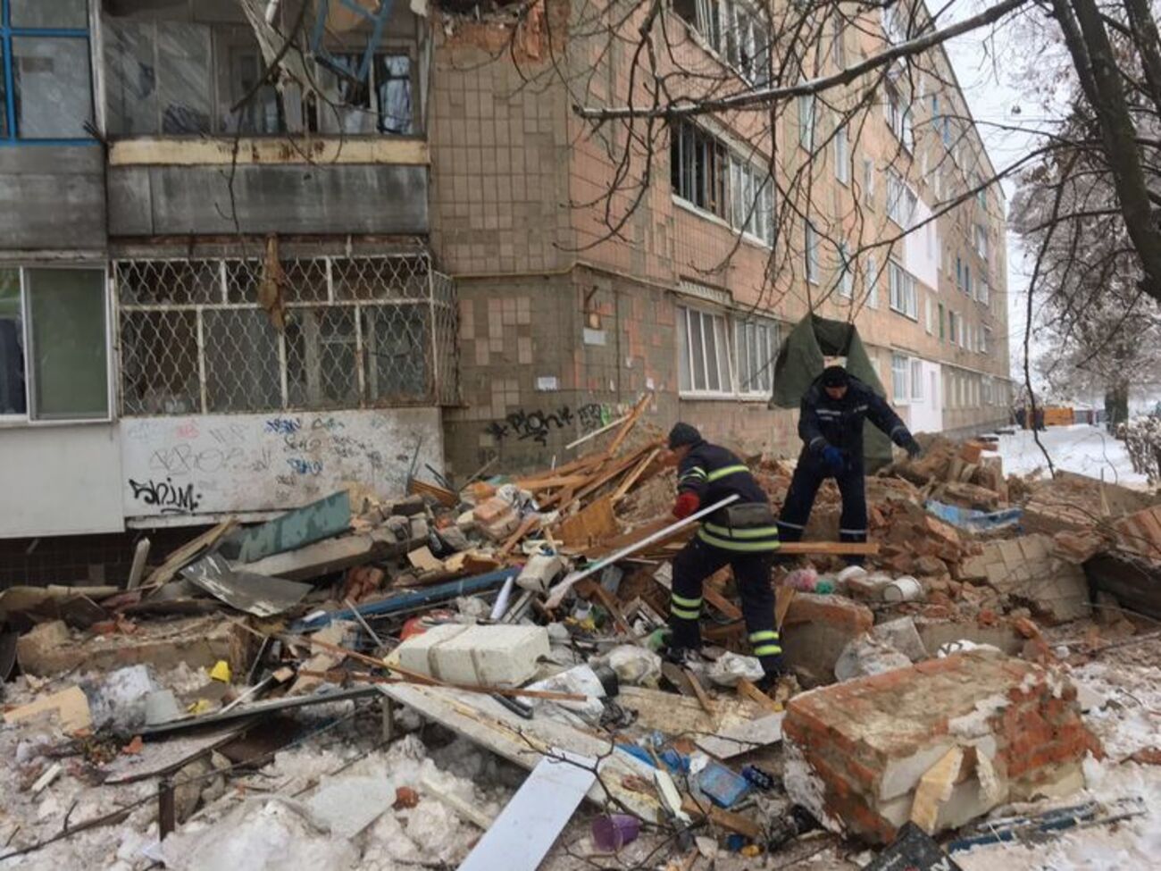 Взрыв произошел утром 14 декабря