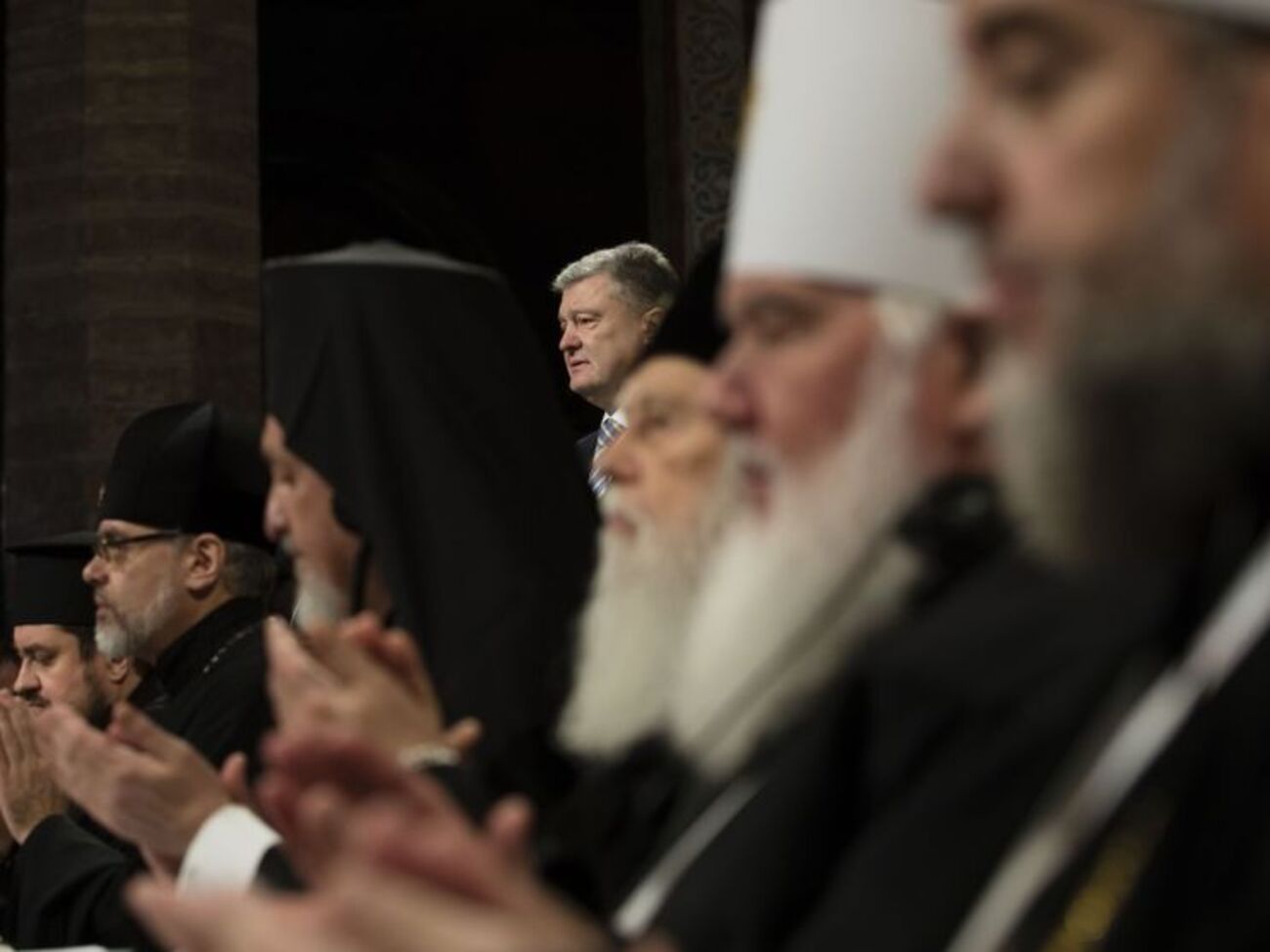 Объединительный собор проходит в Софии Киевской