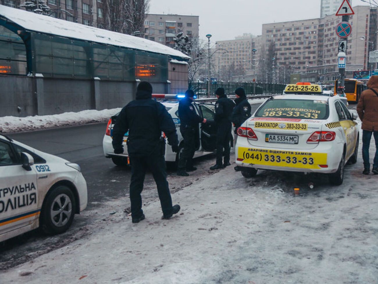Злоумышленника задержали патрульные