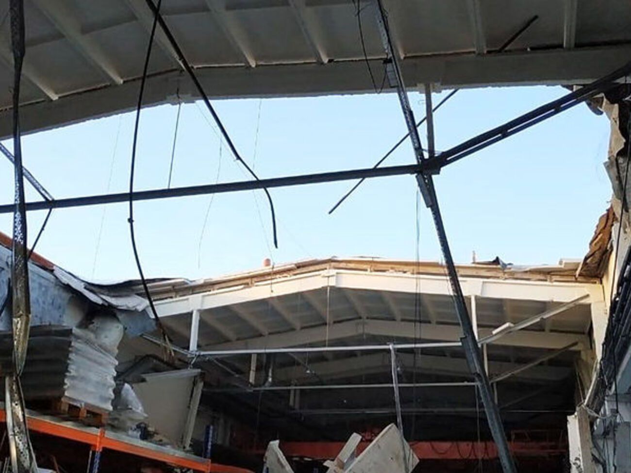 Площадь обрушения составляет 170&nbsp;м&sup2;