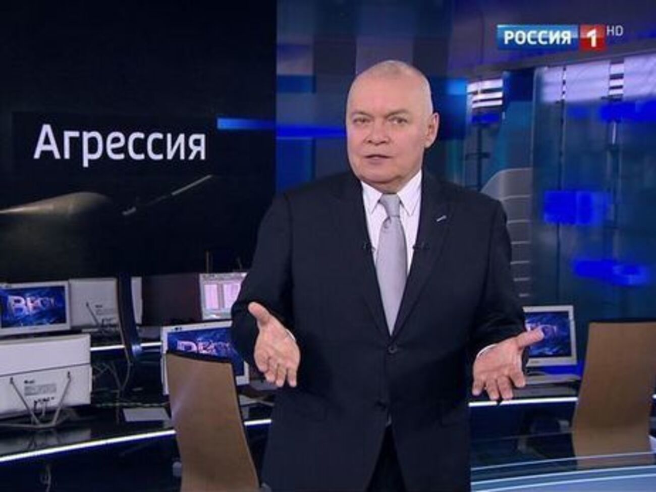 Венедиктов обозвал Киселева (на фото) мразью