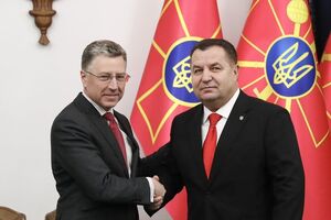 Волкер (слева) встретился с Полтораком в Киеве
