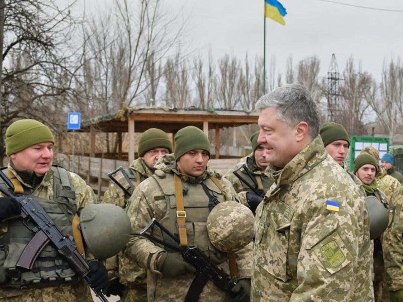 20 декабря Порошенко посетил Донецкую область