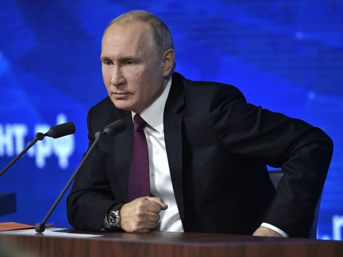 Прес-конференція Путіна тривала майже чотири години