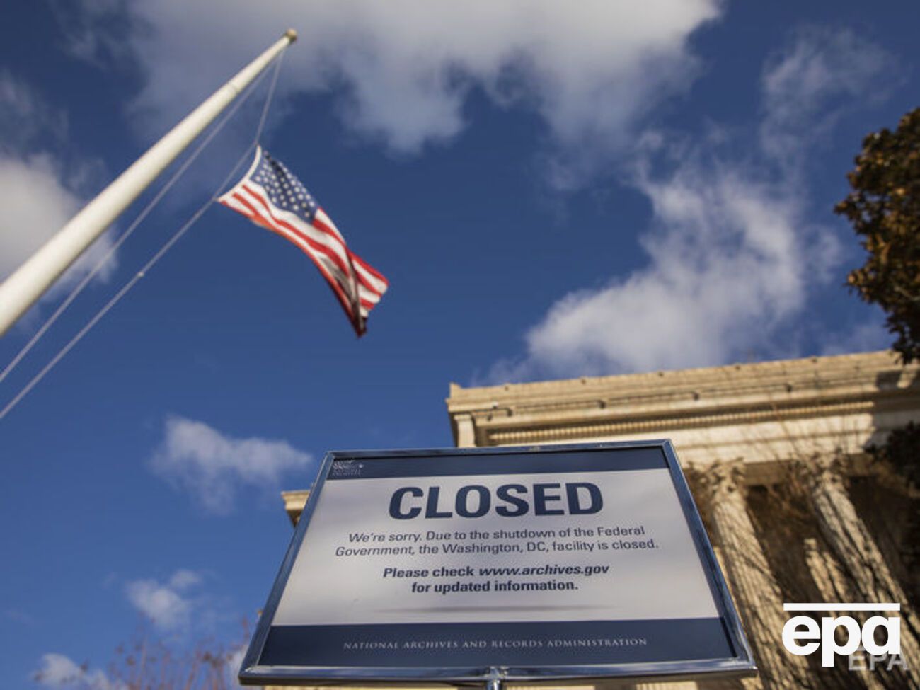 У США через відсутність фінансування припинила роботу частина держустанов