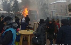 Пожар на ярмарке произошел 22 декабря