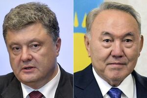 Порошенко обговорив із Назарбаєвим питання взаємодії в межах міжнародних організацій