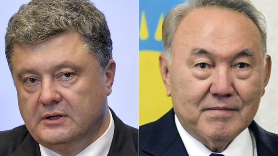 Порошенко обговорив із Назарбаєвим питання взаємодії в межах міжнародних організацій