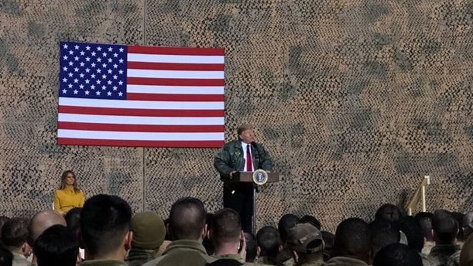 Трамп уперше протягом двох років президентства відвідав Ірак