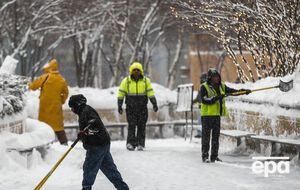 В США продолжается снежный шторм