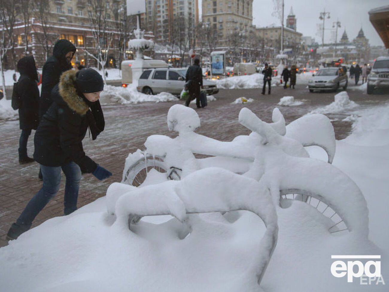 На вихідних у Києві буде невеликий сніг або дощ