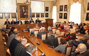 Линчевский выступил перед коллективом медуниверситета имени Богомольца