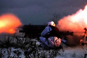 Украинские бойцы провели военные учения. Фоторепортаж