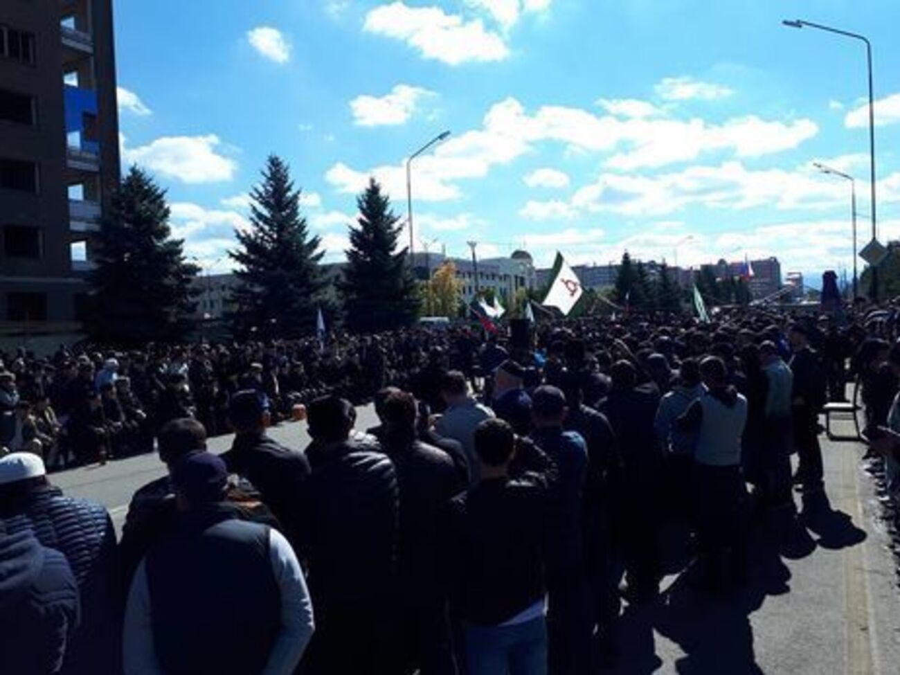 В Ингушетии проходили протесты