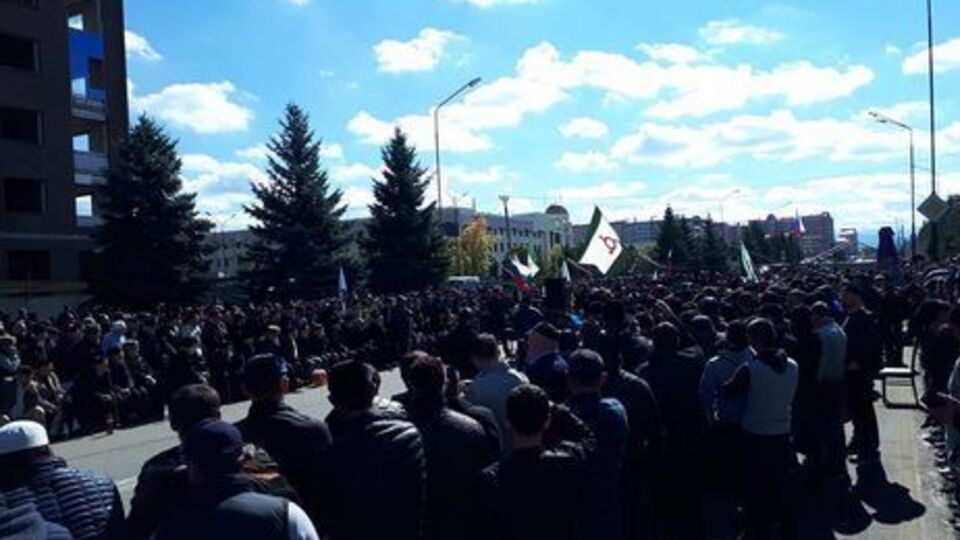 В Ингушетии проходили протесты