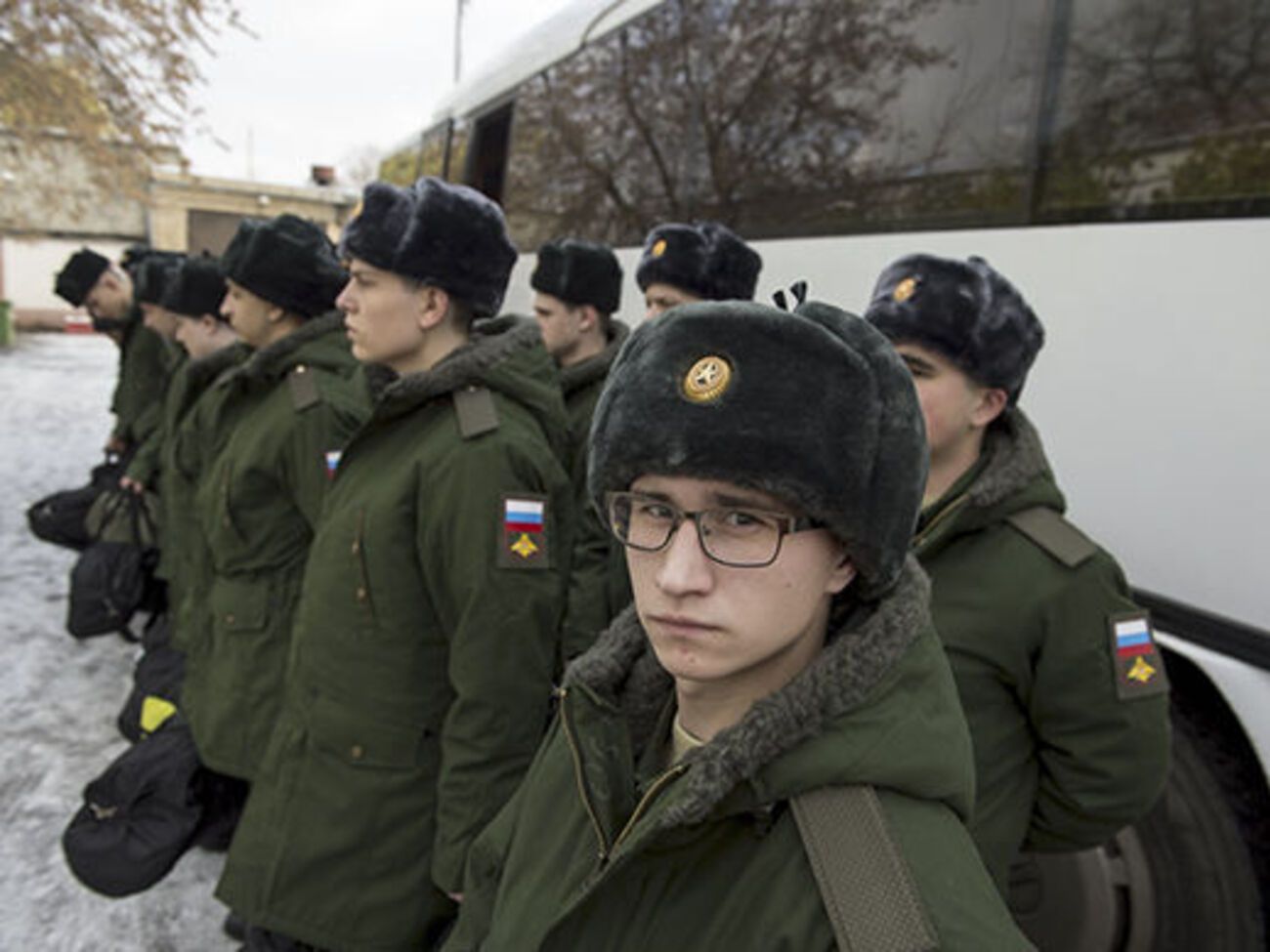 В оккупированном Крыму призвали в российскую армию более 200 новобранцев