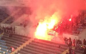 Форостяк: Під час матчу було здійснено хуліганські дії із застосуванням потужної піротехніки