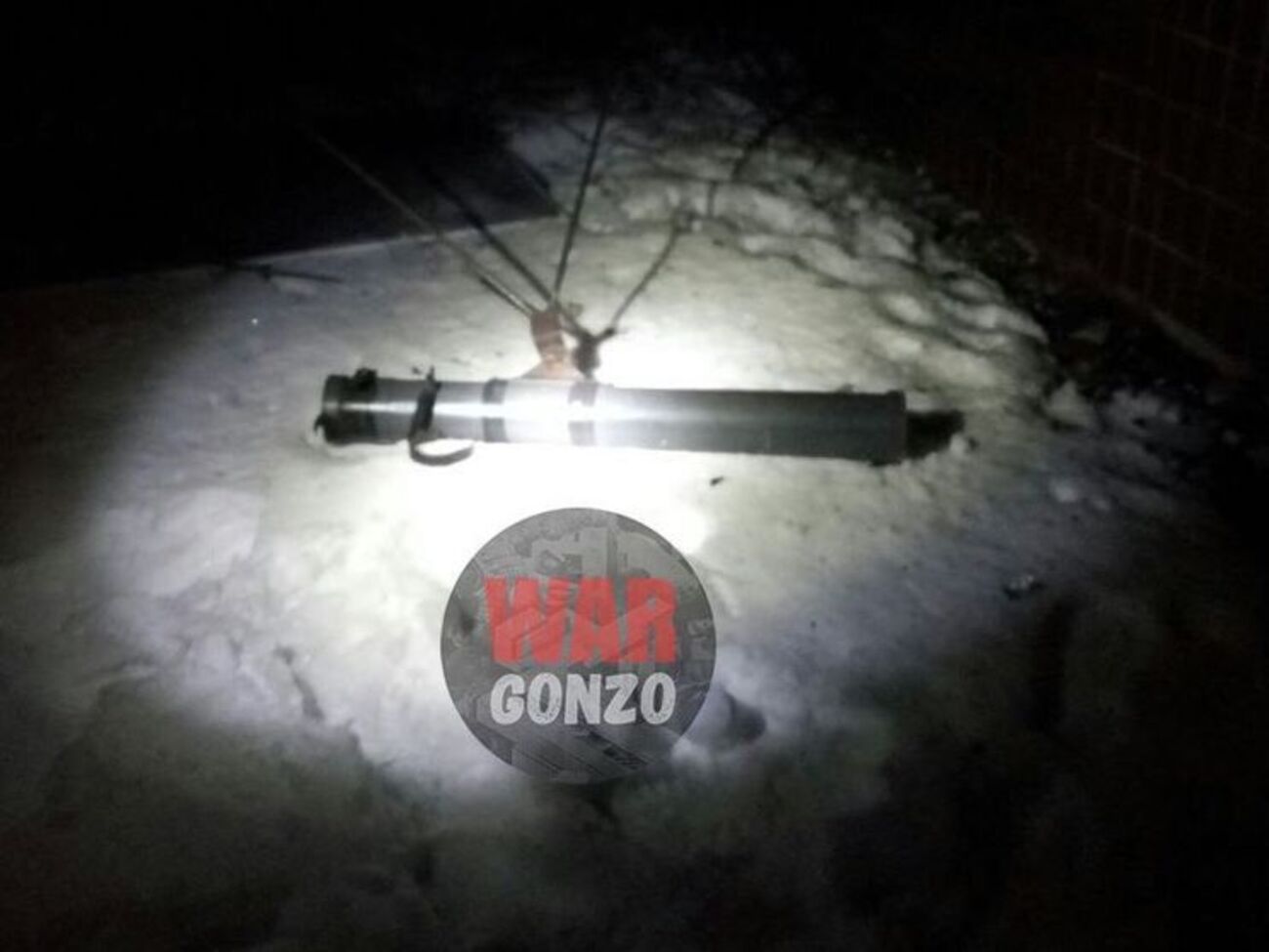 Возле здания нашли тубус от гранатомета