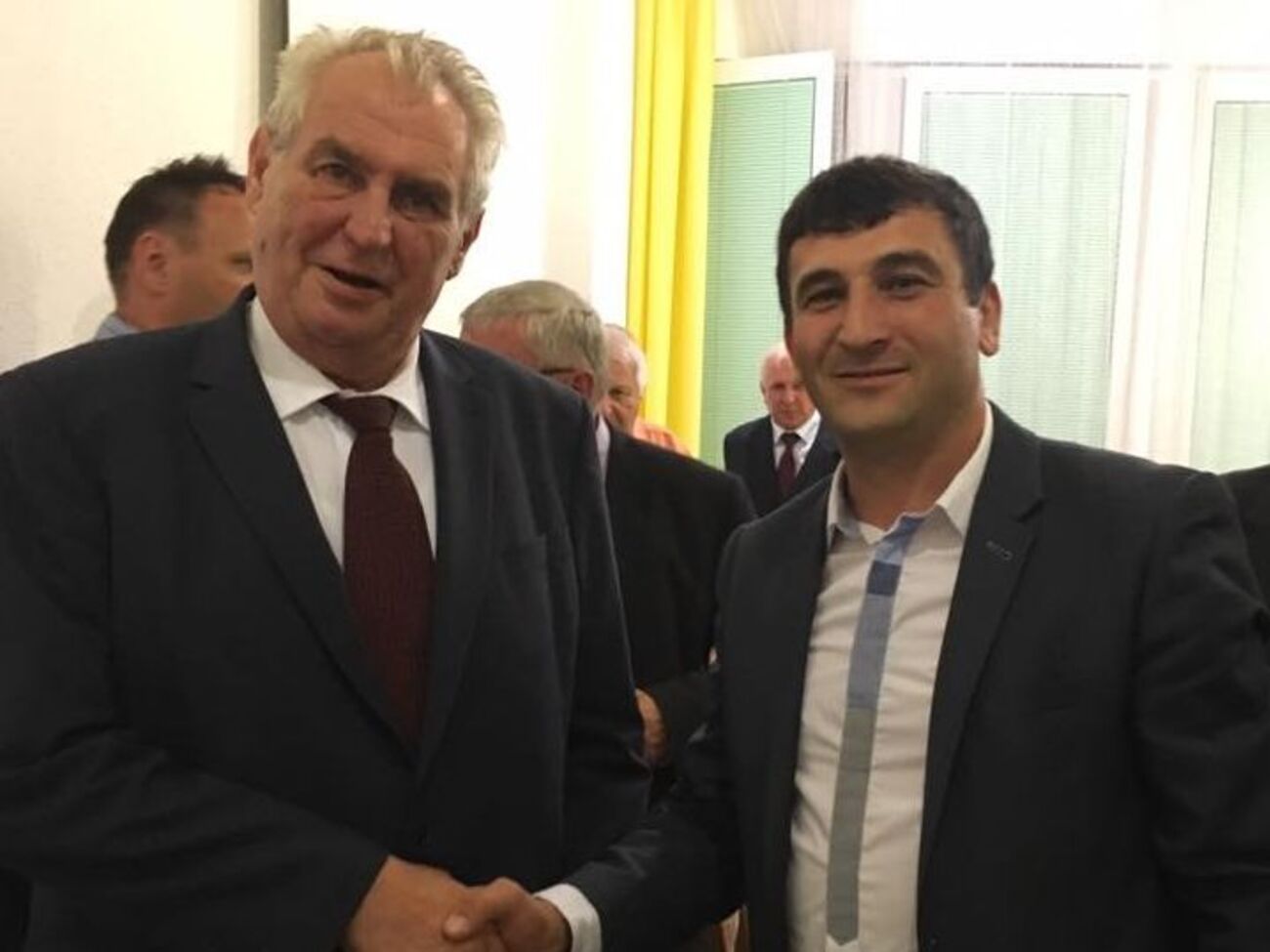 Милош Земан и Михаил Тяско