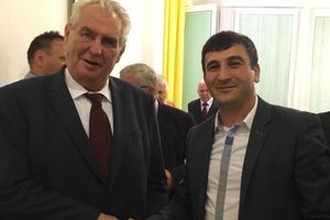 Милош Земан и Михаил Тяско