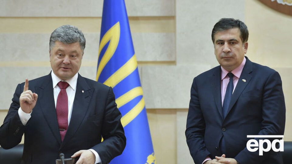 Порошенко считает, что Саакашвили не имеет права заниматься политикой в Украине