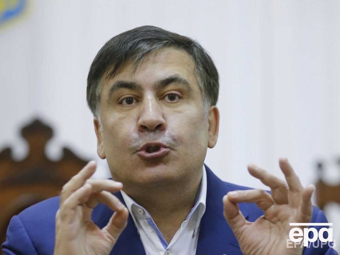Саакашвілі: Закрили очі, голову, руки, усе