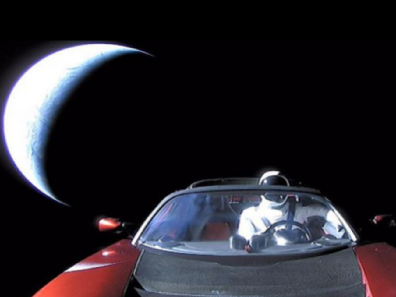 Tesla запустили в космос 6 февраля