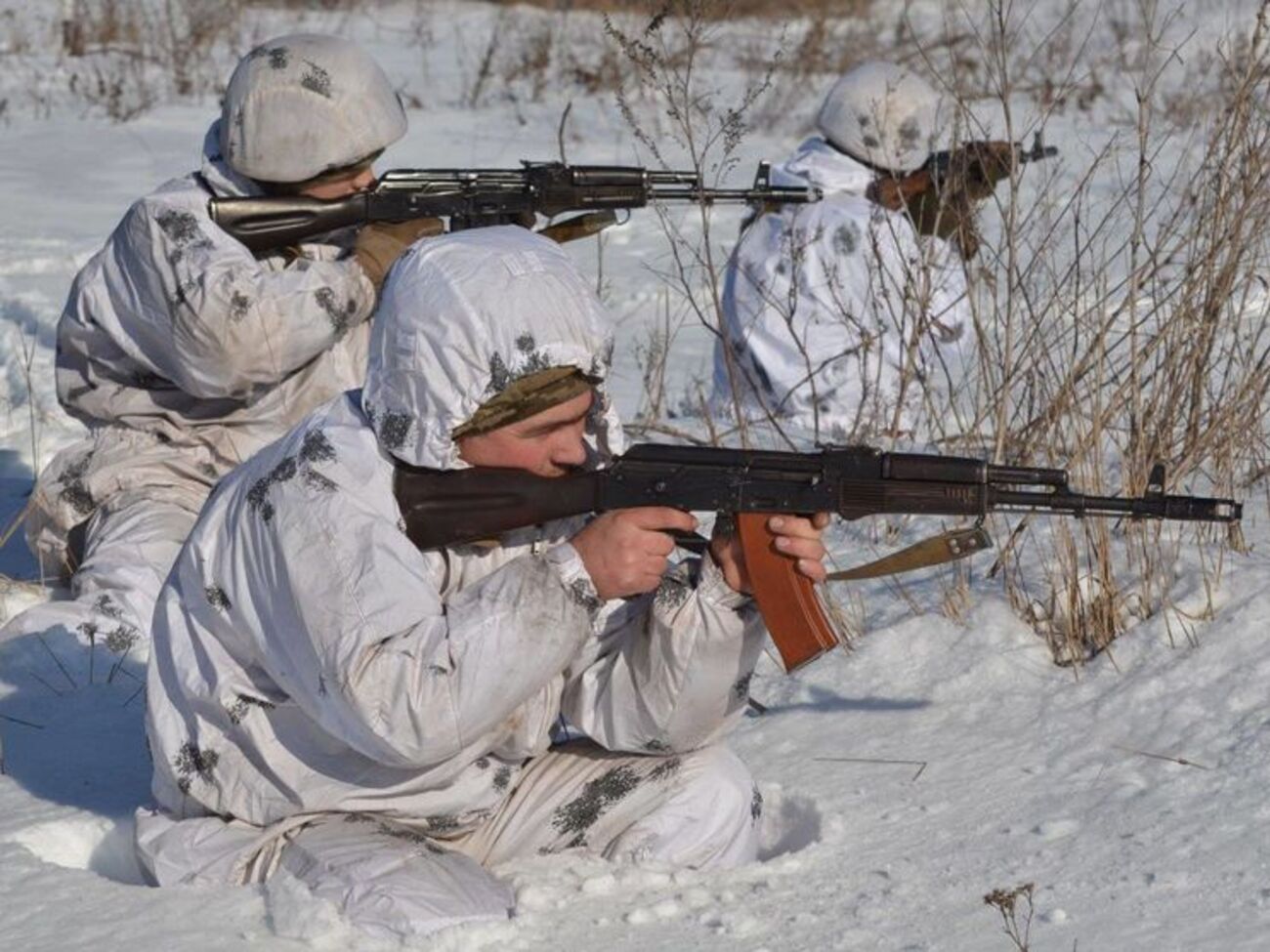 Украинских военных обстреливали на донецком и луганском направлениях