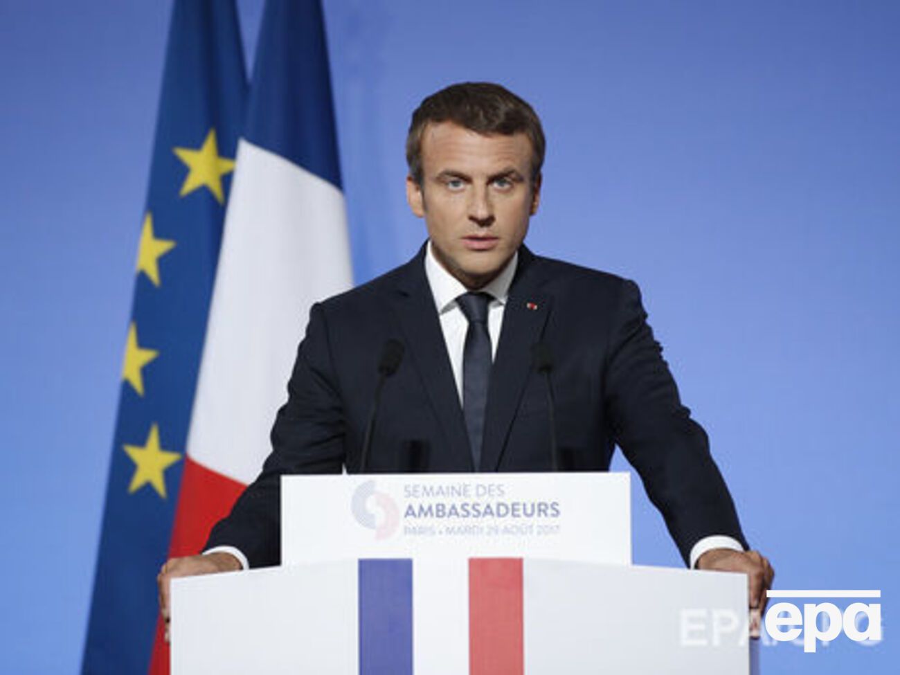 Макрон наголосив, що встановив "червону лінію" щодо хімічної зброї в Сирії