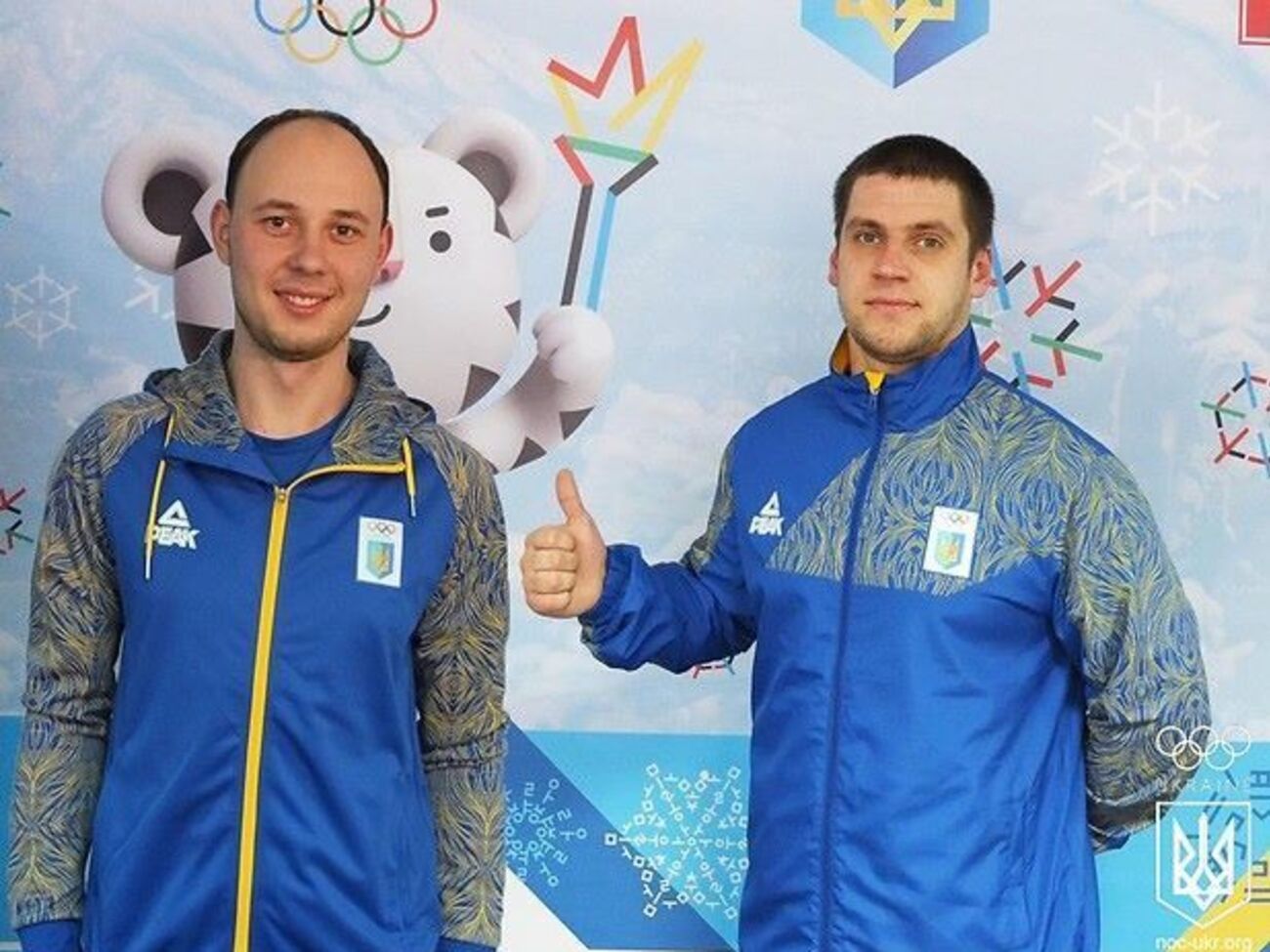 Захарків (ліворуч) і Оболончик посіли 20-те місце серед саней-двійок