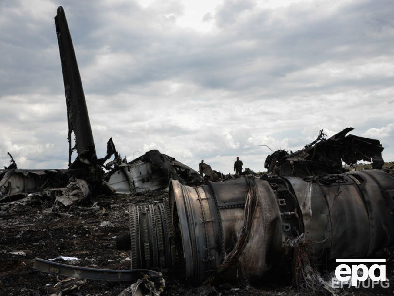 Ил-76 с украинскими военными был сбит в июне 2014 года