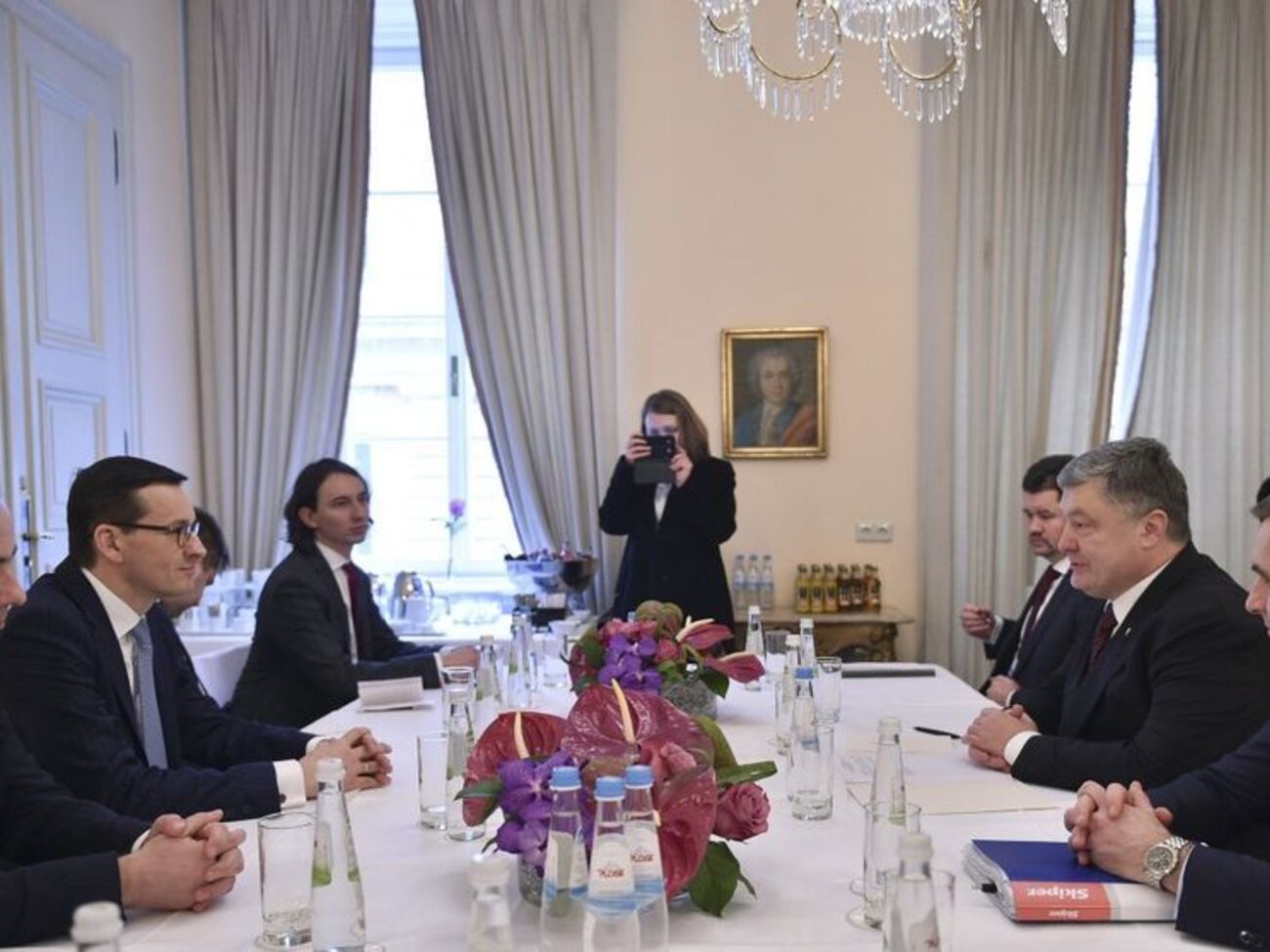 Порошенко встретился с Моравецким