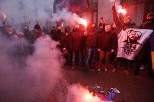 Руководитель Россотрудничества в Киеве Константин Воробьев заявил, что обратился в полицию из-за нанесенного материального ущерба