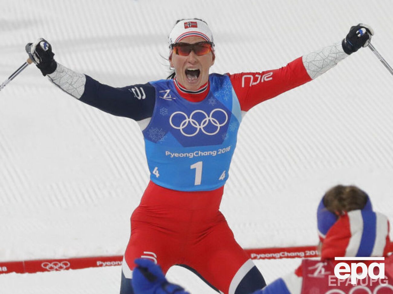 На цій Олімпіаді Бйорген завоювала повний комплект нагород