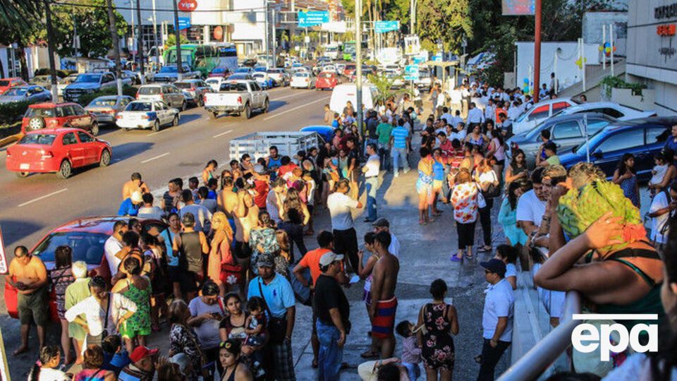 У Мексиці 16 лютого стався потужний землетрус магнітудою 7,2