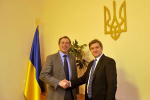 14 февраля Мюллер обсудил реформы в Украине с министром финансов Данилюком