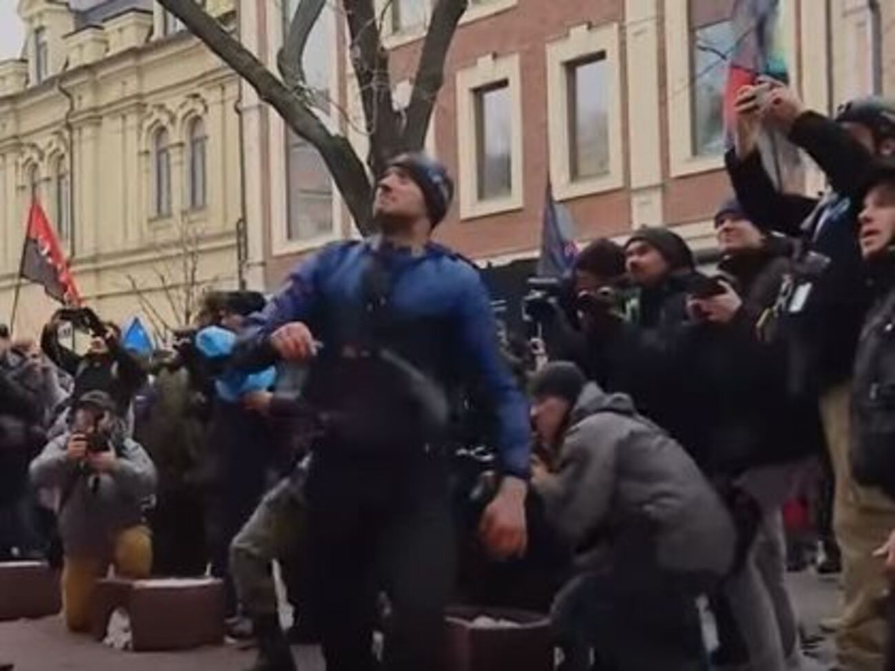 Акция националистов прошла 17 февраля