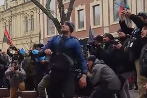 Акция националистов прошла 17 февраля