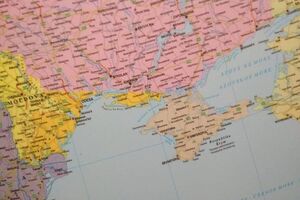 На карте Европы Украина изображена без Крыма и части южных регионов