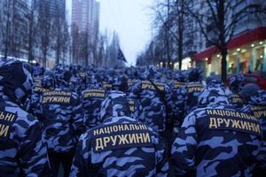29 января партия "Национальный корпус" сообщила, что привела к присяге в Киеве около 600 участников "национальных дружин"