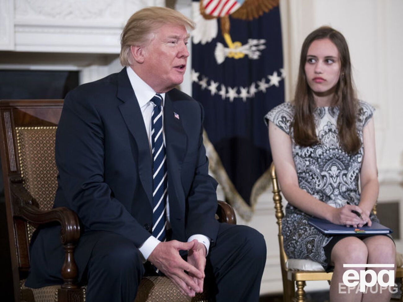 Школьники рассказали Трампу о стрельбе в школе Флориды