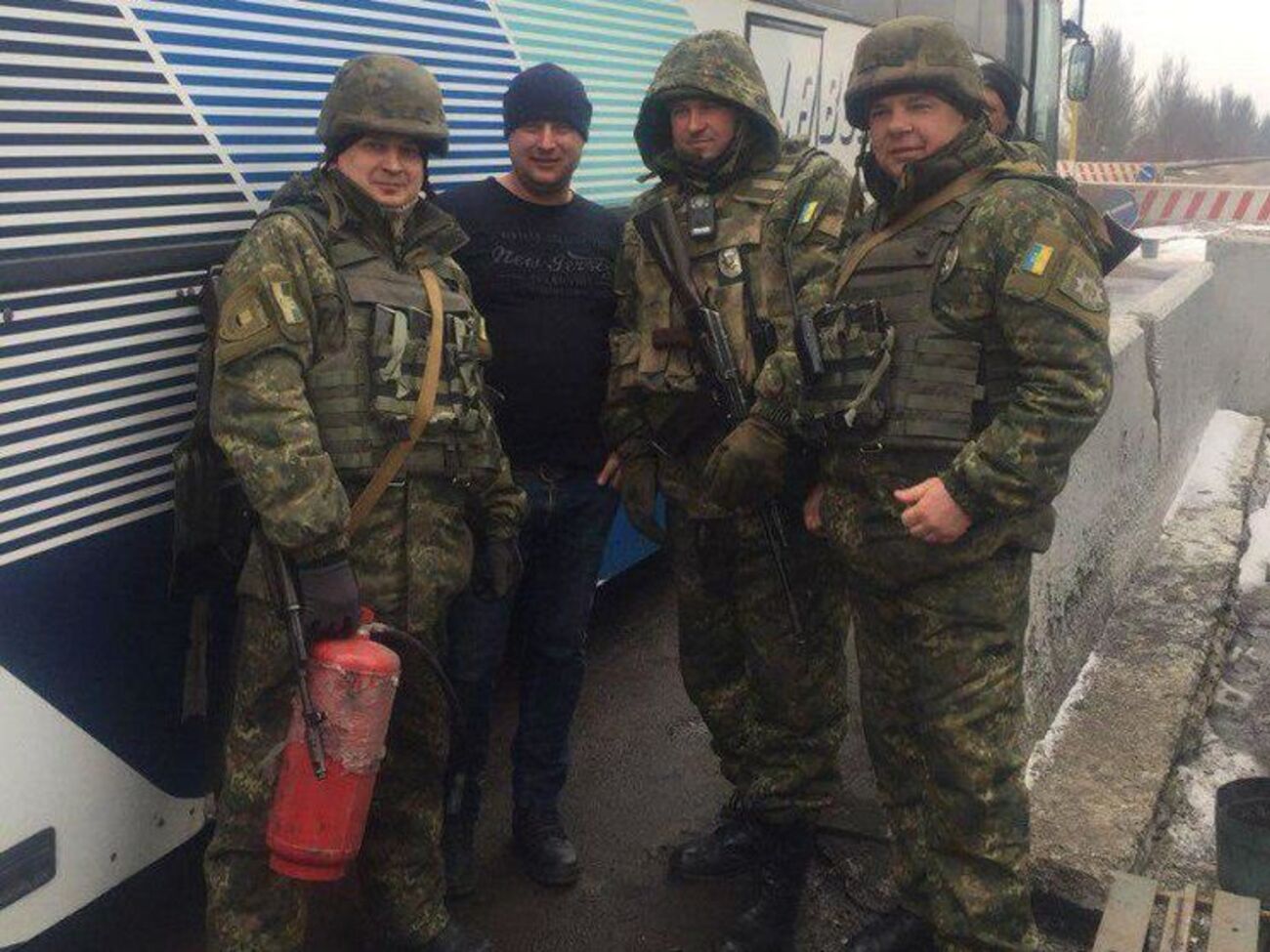 Поліцейські загасили вогонь