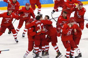 В финале российские хоккеисты играли с Германией