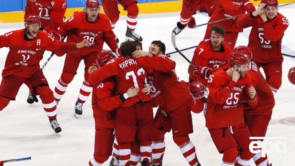 В финале российские хоккеисты играли с Германией