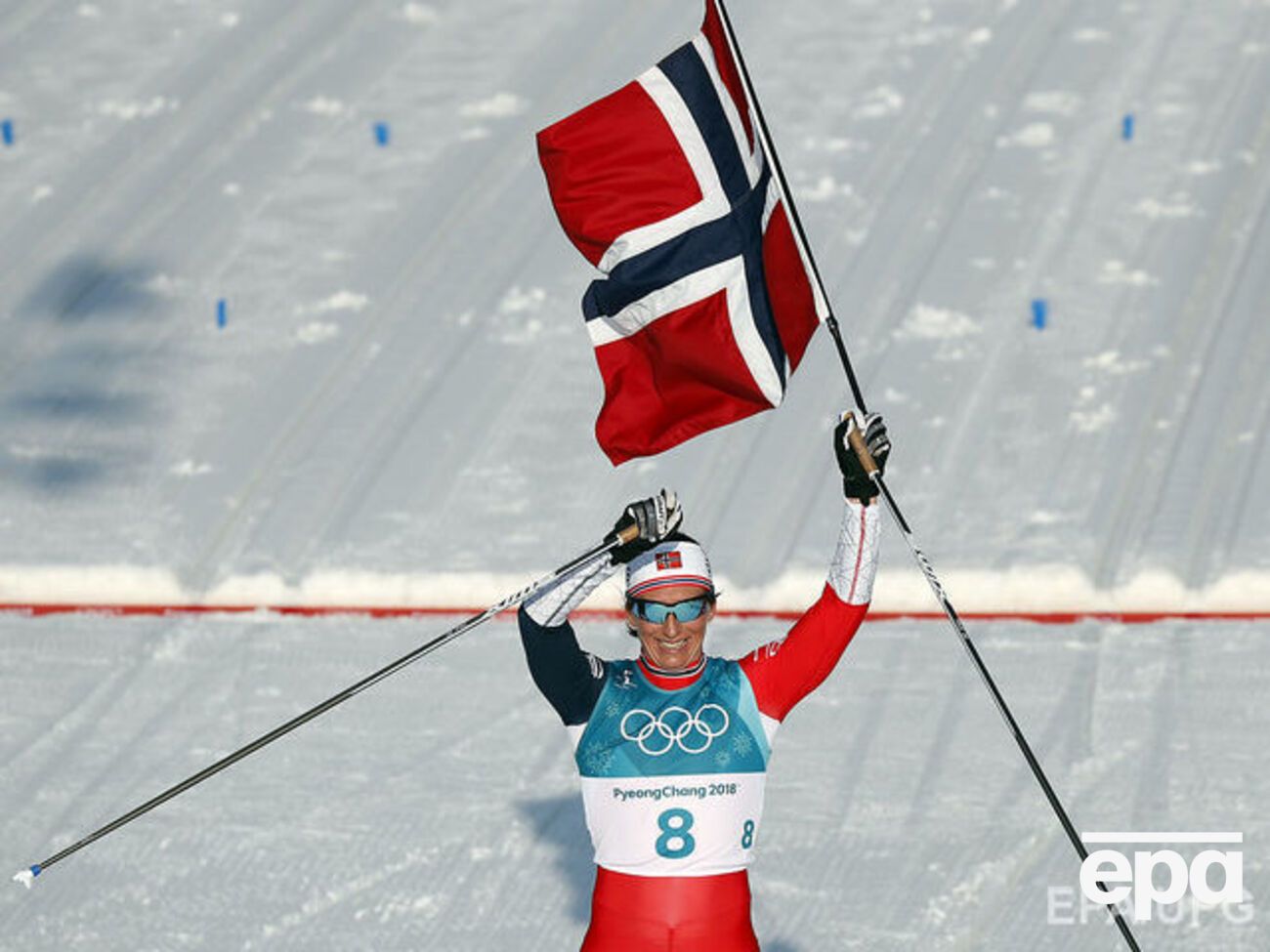 Бьорген выиграла лыжный забег