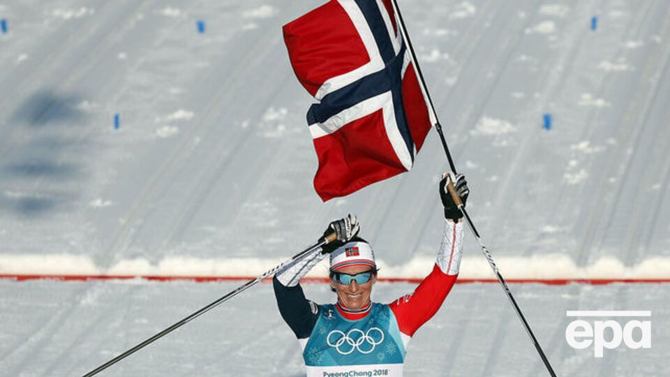 Бьорген выиграла лыжный забег