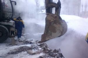 Ремонтные работы в Харькове ведутся параллельно на основной и резервной тепломагистралях