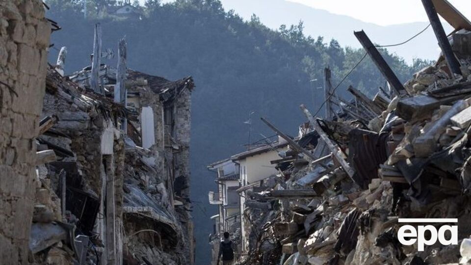 Землетрясения в Италии произошли в августе 2016 года