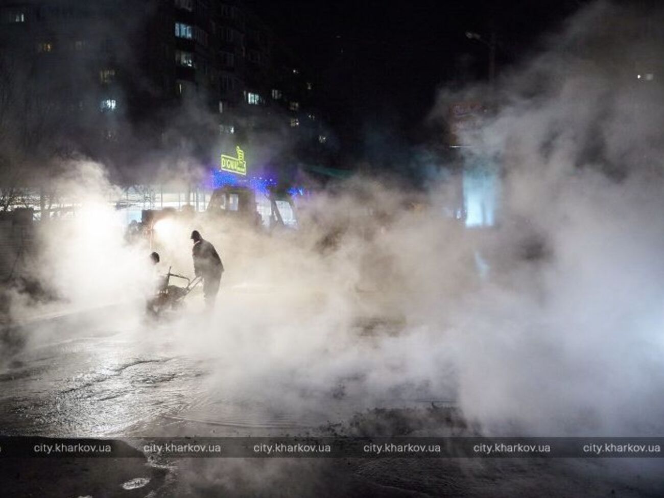 У Харкові ліквідовують наслідки аварії